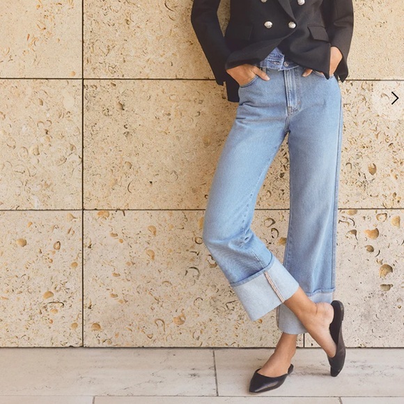 NWT Veronica Beard Dylan High Rise Straight Jean - Picture 2 of 4